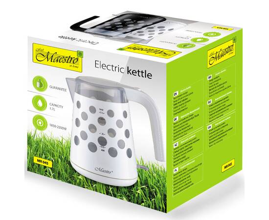 Чайник электрический 1,7 л Maestro черный (MR045-BLACK), изображение 4