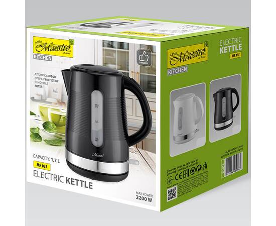 Чайник электрический 1,7 л Maestro (MR035-BLACK), изображение 2