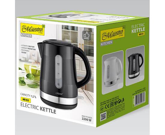 Чайник электрический 1,7 л Maestro (MR035-WHITE), изображение 2