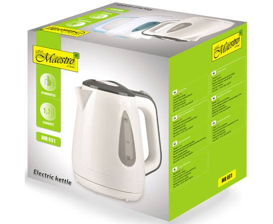 Чайник електричний 1,7 л 2000 Вт Maestro синій (MR031-BLUE), зображення 4