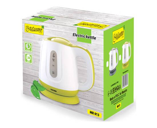 Чайник электрический 1 л 1100 Вт Maestro зеленый (MR013-GREEN), изображение 3