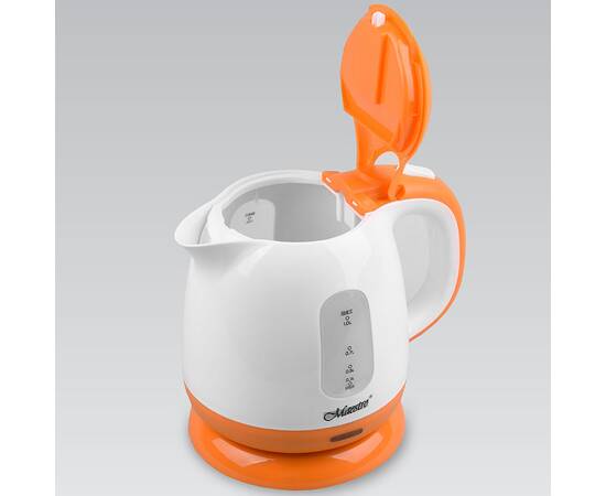 Чайник електричний 1 л 1100 Вт Maestro оранжевий (MR012-ORANGE), зображення 2