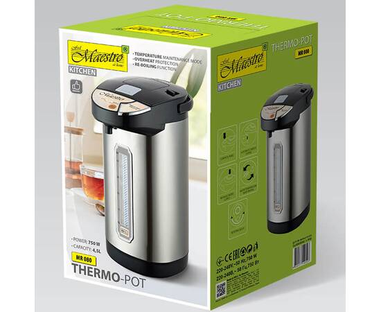 Чайник электрический (термопот) 4,5 л Maestro (MR080), изображение 2