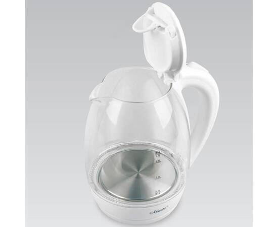 Чайник электрический стеклянный 1,7л Maestro (MR061-WHITE), изображение 2