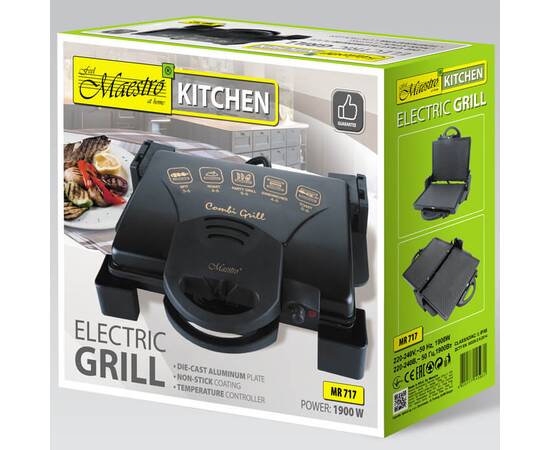 Гриль електро Maestro (MR717), зображення 4