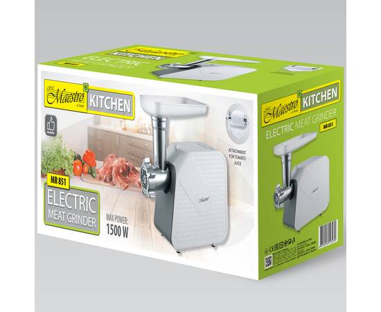 Мясорубка электрическая 1500 W Maestro (MR851), изображение 3