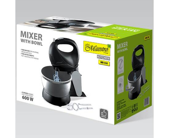 Міксер з чашею 600 Вт Maestro (MR550), зображення 2