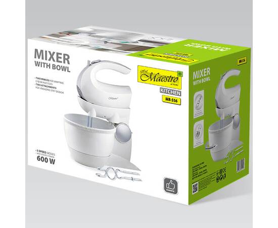 Міксер з чашею 600 Вт Maestro (MR556), зображення 2