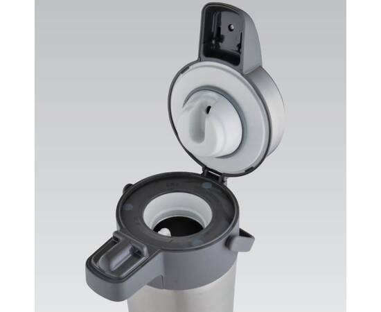 Термос 3 л з помпою Maestro срібний (MR1637-300 с), зображення 2