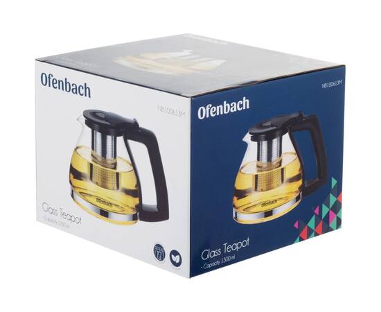 Заварник со съемным ситечком 1300 мл Ofenbach (100613M), изображение 4