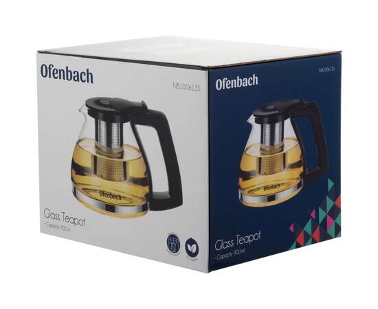 Заварник со съемным ситечком 900 мл Ofenbach (100613S), изображение 4