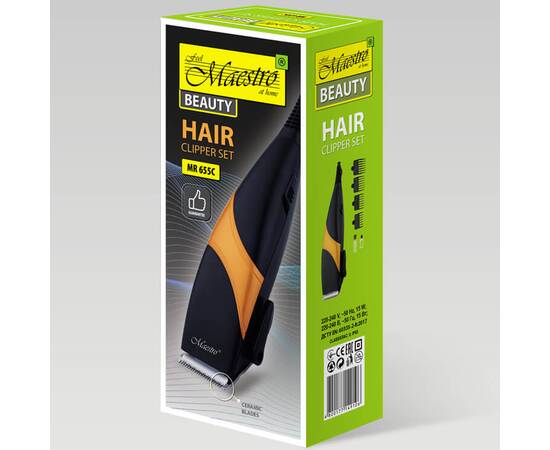 Машинка для стрижки волосся Maestro (MR655C-BLACK), зображення 3