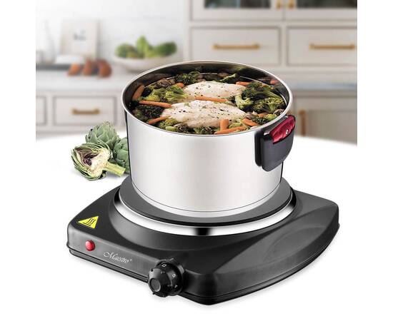 Настільна керамічна плита на 1 конфорку 1200 Вт Maestro (MR773-1), зображення 2