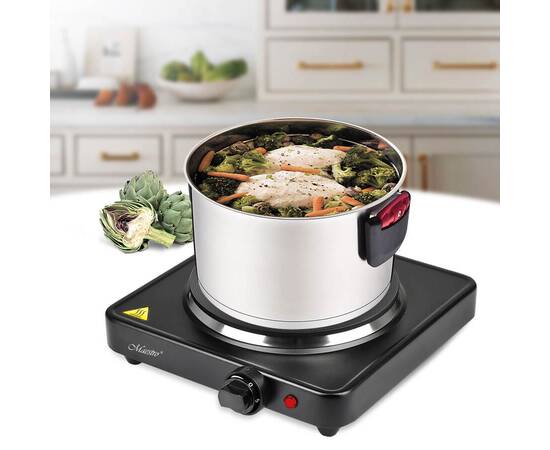 Настільна плита на 1 конфорку 1500 Вт Maestro (MR772-1), зображення 2