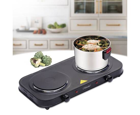 Настільна плита на 2 конфорки 2000 Вт Maestro (MR771-2), зображення 2