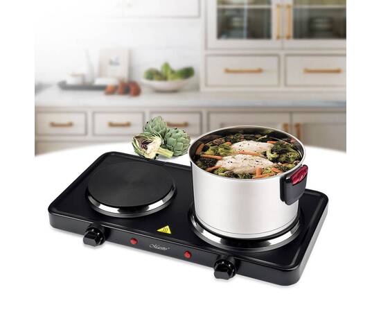 Настільна плита на 2 конфорки 2500 Вт Maestro (MR772-2), зображення 2