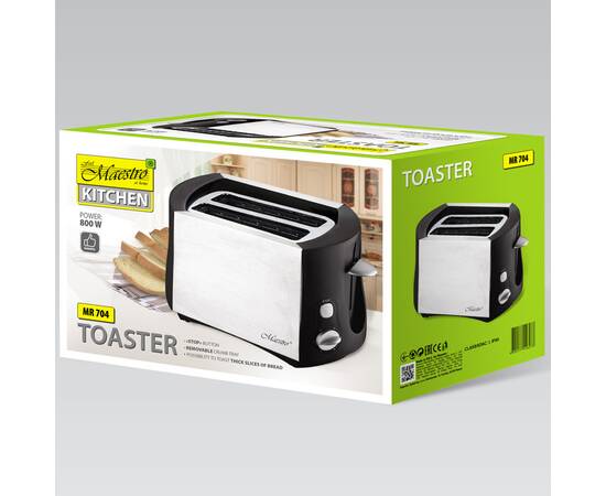 Тостер 800 Вт Maestro (MR704), зображення 3