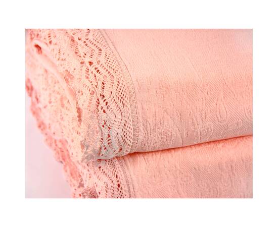 Покривало LightHouse жаккард Shal 240х260 рожеве (602022), Основний колір: рожевий, Розмір: 240x260, зображення 3