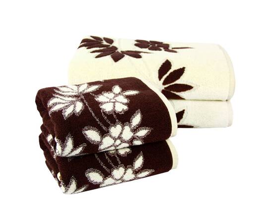 Рушник махровий Maisonette Solvron 76х152 коричневий (119043), Колір: коричневий, Розмір: 76x152, зображення 3