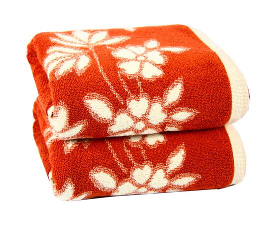 Рушник махровий Maisonette Solvron 76х152 теракотовий (119067), Колір: теракотовий, Розмір: 76x152, зображення 2