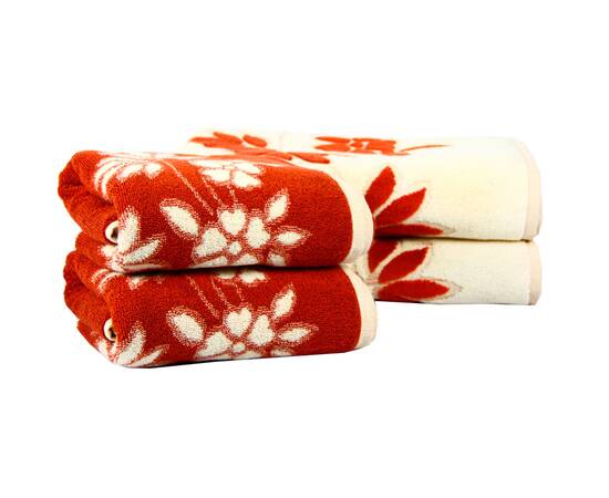 Рушник махровий Maisonette Solvron 76х152 теракотовий (119067), Колір: теракотовий, Розмір: 76x152, зображення 3