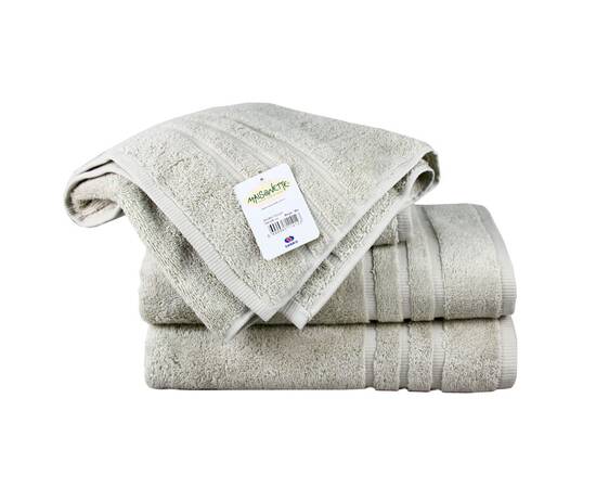 Рушник махровий Maisonette Micro Touch 70х140 бежевий (14208), Колір: бежевий, Розмір: 70x140, зображення 2