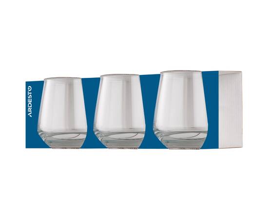 Набір склянок Gloria Shine низьких 345мл 3шт Ardesto (AR2634GS), зображення 3
