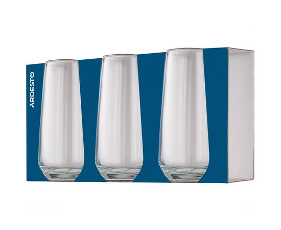 Набор стаканов Gloria Shine высоких 480мл 3шт Ardesto (AR2648GS), изображение 3