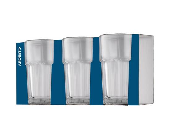 Набор стаканов Ardesto Salerno высоких 360мл 3шт Ardesto (AR2636LS), изображение 3