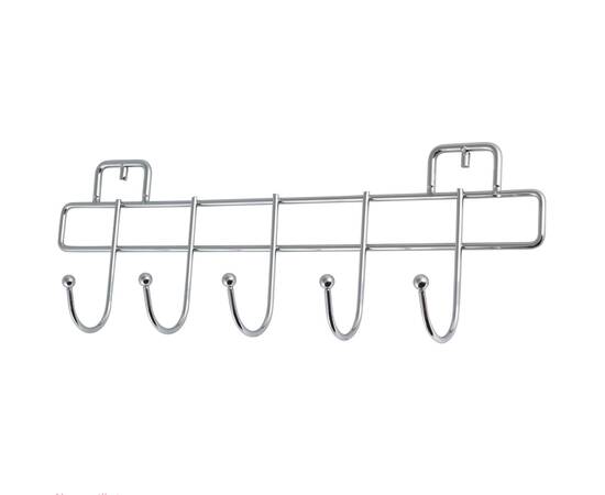 Вішалка з 5 гачками 31.5x4.5x8.5 см хромована Besser (177), зображення 2