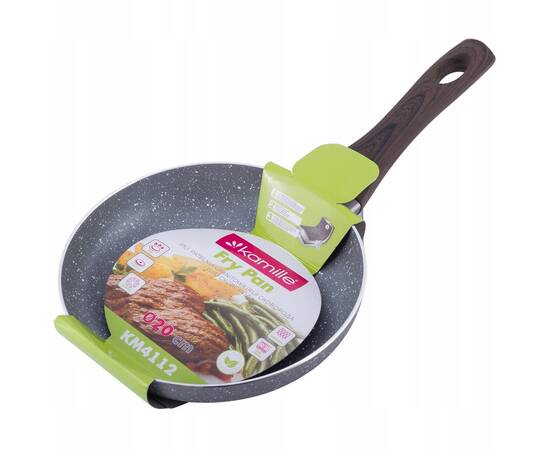 Сковорода 20 см Kamille (4112MR), Колір: сірий, Тип: сковорода, Форма: кругла, Діаметр (см): 20, зображення 4