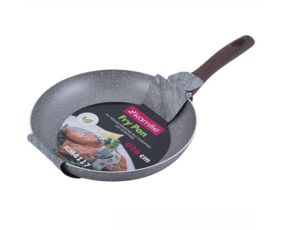 Сковорода 26 см Kamille (4117MR), Колір: сірий, Тип: сковорода, Форма: кругла, Діаметр (см): 26, зображення 4