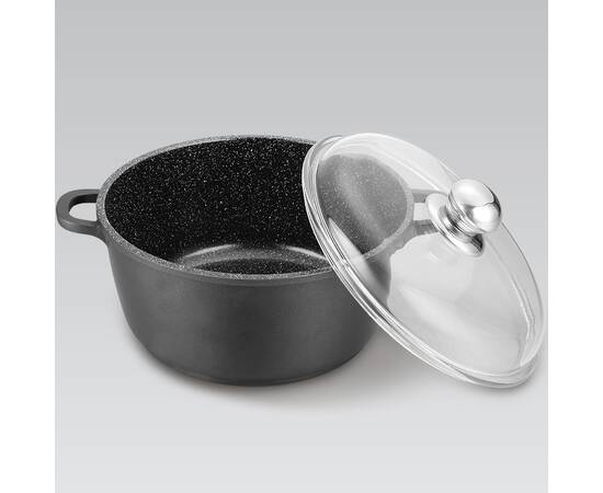 Каструля чорна 4,0 л. Maestro (MR4624С), Тип: каструля, Об'єм: 4 л, Колір: чорний, зображення 2