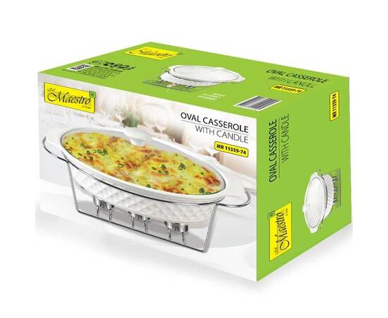 Марміт овальний 32,5см (ромб) Maestro (MR11359-74), зображення 2