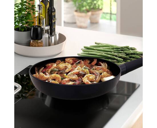 Сковорода Maestro индукционное дно (MR1217-24), Цвет: черный, Тип: сковорода, Форма: круглая, Диаметр (см): 24, изображение 2