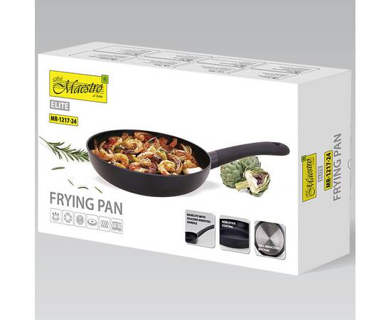 Сковорода Maestro индукционное дно (MR1217-24), Цвет: черный, Тип: сковорода, Форма: круглая, Диаметр (см): 24, изображение 3