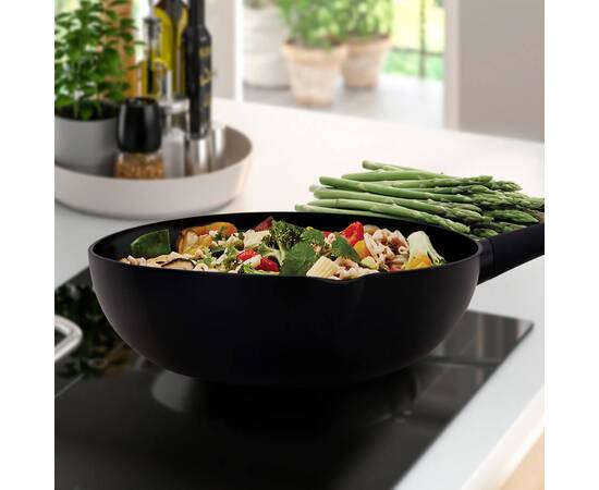 Сковорода WOK Maestro индукционное дно (MR1217-28), Цвет: черный, Тип: сковорода вок, Форма: круглая, Диаметр (см): 28, изображение 2