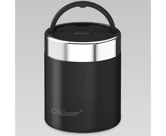 Термос для пищи 0.5 л Maestro (MR1649-50-BLACK), изображение 2