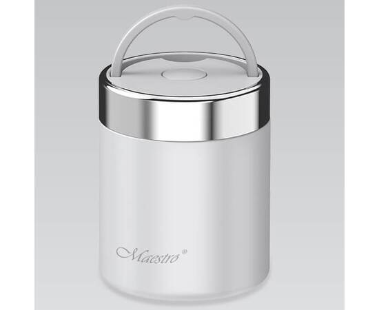 Термос для пищи 0.5 л Maestro (MR1649-50-WHITE), изображение 2