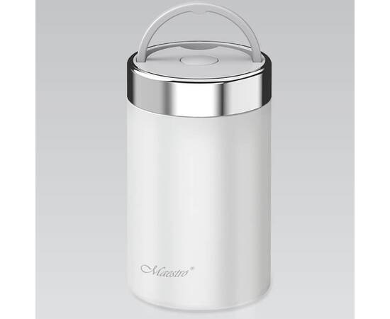 Термос для пищи 0.75 л Maestro (MR1649-75-WHITE), изображение 2