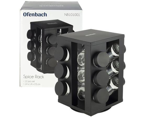 Набір ємностей для спецій 12шт Ofenbach (101001), зображення 4