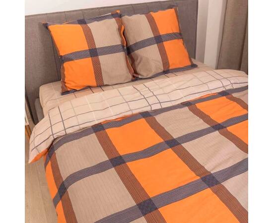 Постельное белье 623 сатин твилл 2шт(143х210) Вилюта, Размер: семейный 2шт(145x210), Основной цвет: оранжевый, изображение 2