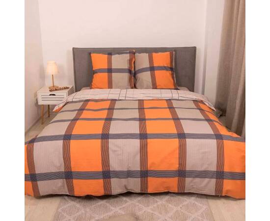 Постельное белье 623 сатин твилл 2шт(143х210) Вилюта, Размер: семейный 2шт(145x210), Основной цвет: оранжевый, изображение 3