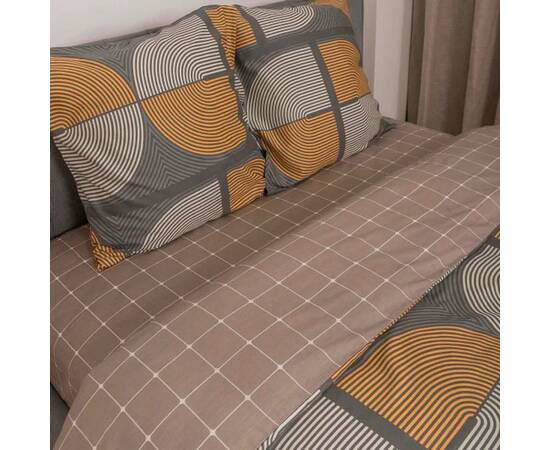 Постельное белье 628 сатин твилл 2шт(143х210) Вилюта, Размер: семейный 2шт(145x210), Основной цвет: серый, изображение 3