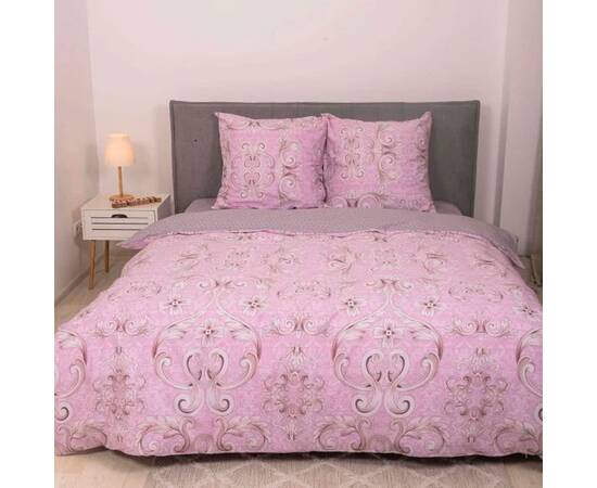 Постільна білизна 632 сатин твілл 2шт(143х210) Вілюта, Розмір: сімейний 2шт(145x210), Основний колір: бузковий, зображення 2