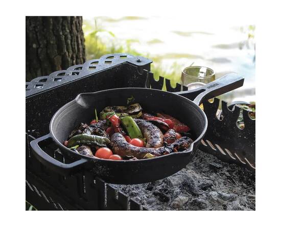 Сковорода чугунная с литой ручкой 240х60 мм Monolith Brizoll (M2460P), Цвет: черный, Тип: сковорода, Форма: круглая, Диаметр (см): 24, изображение 3