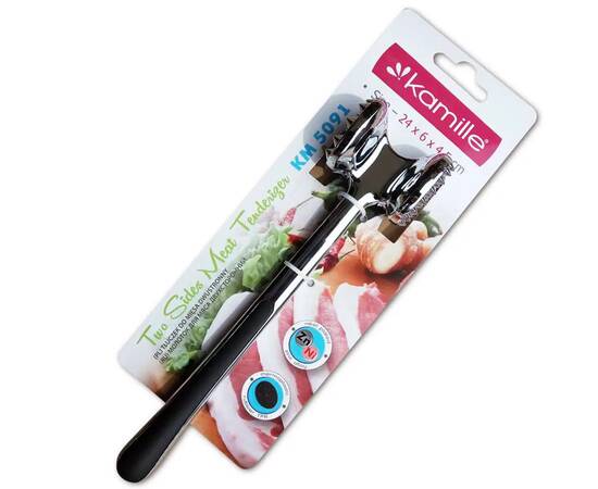 Молоток для відбивання м'яса 24x6x4.5 см Kamille (5091), зображення 4