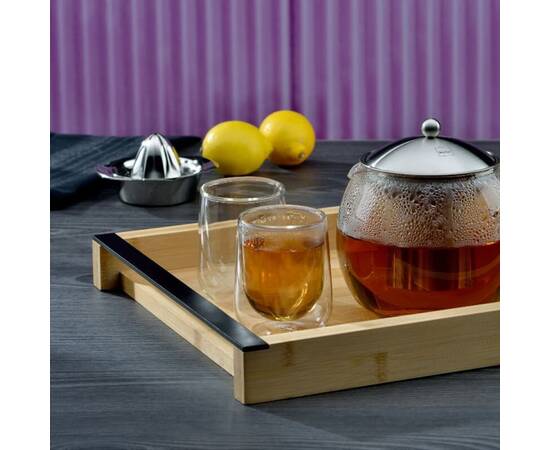 Поднос сервировочный KELA Kiril бамбуковий, 54x34,5х4,5 см (12597), изображение 2