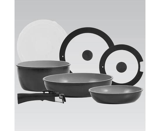 Набір сковорідок з індукційним дном 7 предметів Maestro (MR4800-7), зображення 2