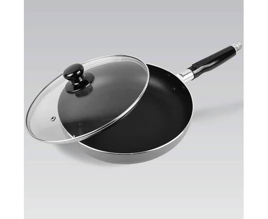 Сковорода з кришкою 24 см Basic Maestro (MR1200-24), Колір: сірий, Тип: сковорода, Форма: кругла, Діаметр (см): 24, зображення 2